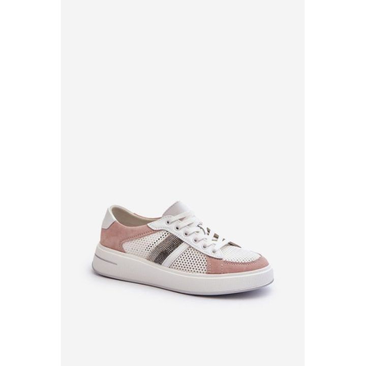 Moteriški odiniai sportbačiai D&A LR110 White-Pink