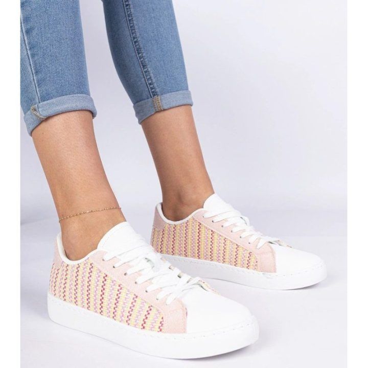 Rožiniai moteriški sportiniai bateliai Bellisio