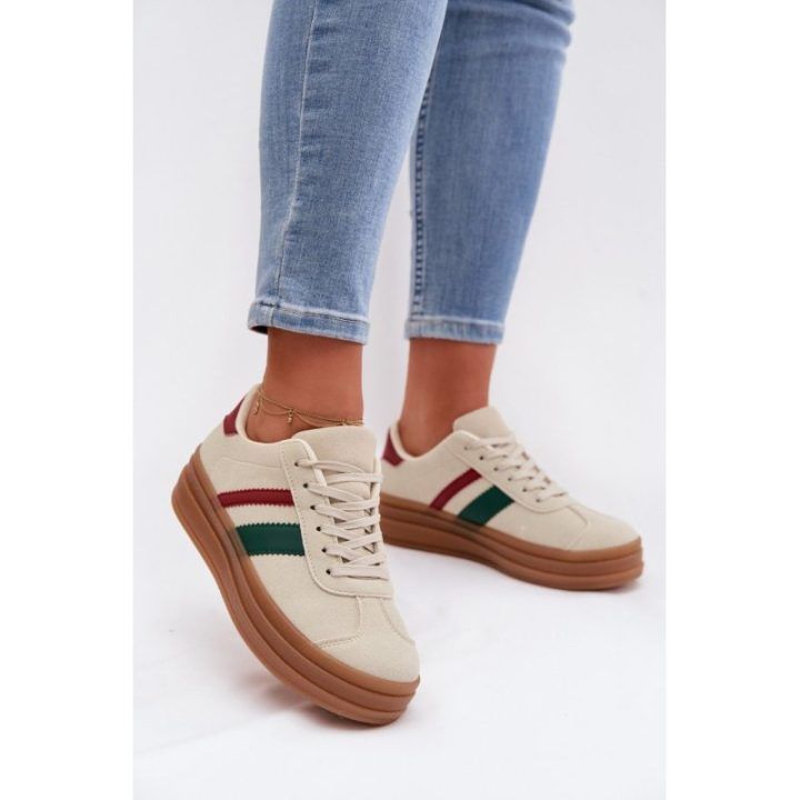 Moteriški sportbačiai su 4 cm platforma