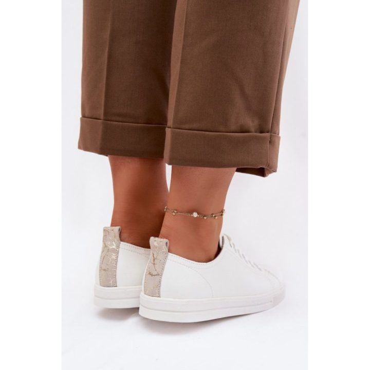 Balti moteriški odiniai sportiniai bateliai Vinceza 79536