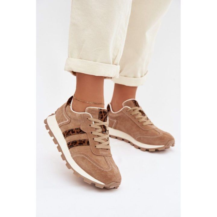 Sportiniai bateliai su leopardo rašto detalėmis Step in style