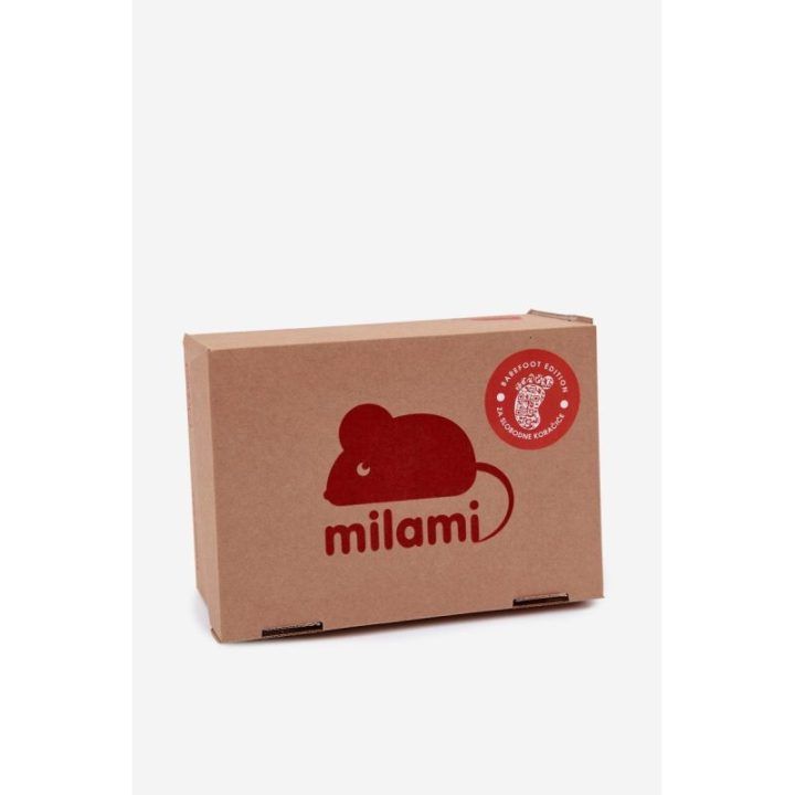 Mergaitiškos barefoot šlepetės su katėmis ir lipduku, pilkos