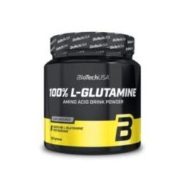 Aminorūgščių milteliai BioTech USA L-Glutamine 500 g, bekvapiai