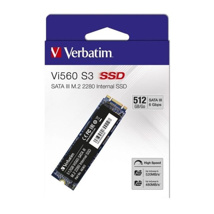 Vidinis SSD Verbatim Vi560 S3 M.2 512 GB