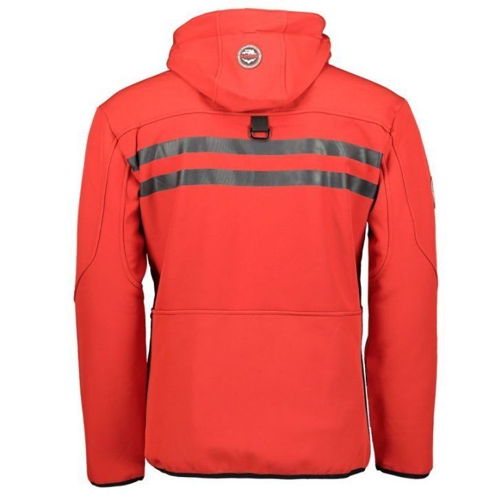 Vyriška softshell striukė Geographical Norway Royaute, raudona ir juoda