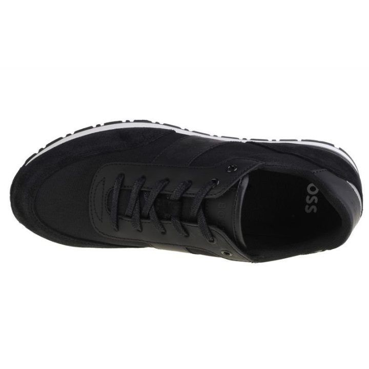 Vyriški laisvalaikio bateliai Boss Trainers Jr, juodi