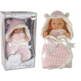 Lėlė kūdikis su rožiniu kaspinėliu LEAN Toys