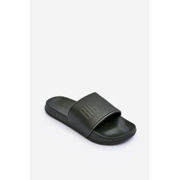 Vyriškos lengvos šlepetės Big Star MM174324 Dark Green BSB27251