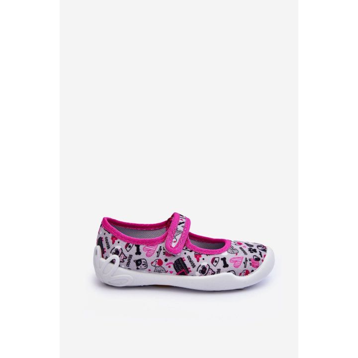 Vaikiškos balerinos Befado 114X521 Grey-Pink BSB27320