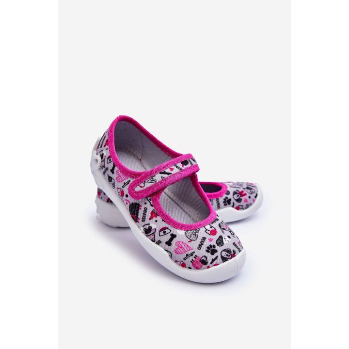 Vaikiškos balerinos Befado 114X521 Grey-Pink BSB27320
