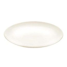 Kreminės spalvos plokščia lėkštė 27 cm