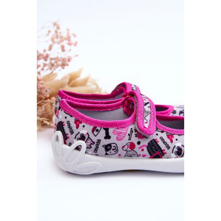Vaikiškos balerinos Befado 114X521 Grey-Pink BSB27320