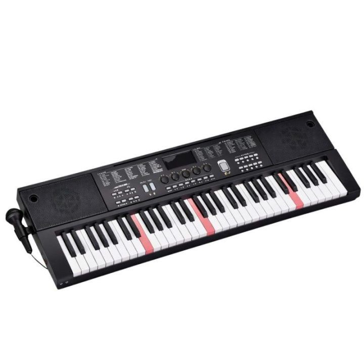 Elektrinė 61 klavišų klaviatūra su mikrofonu, 200 garsų
