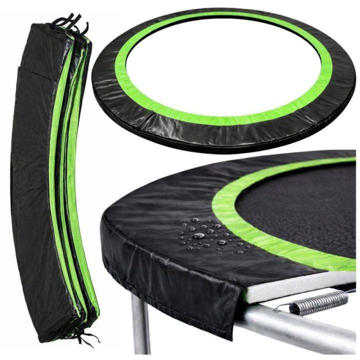 Batutų spyruoklių apsauga 12 ft 360–376 cm, juoda