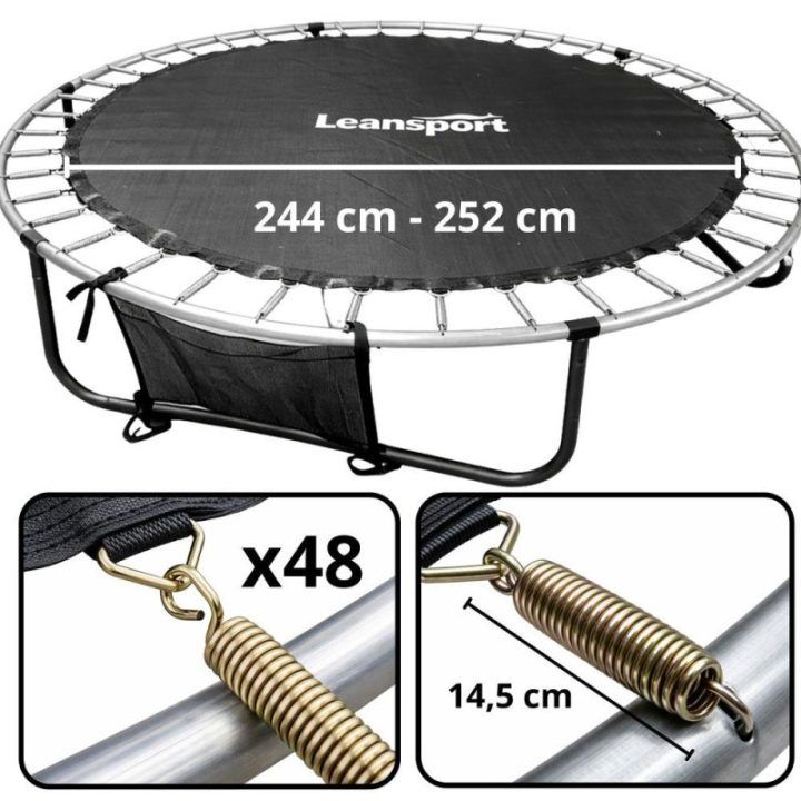 8FT batuto šokdynės kilimėlis 244–252 cm