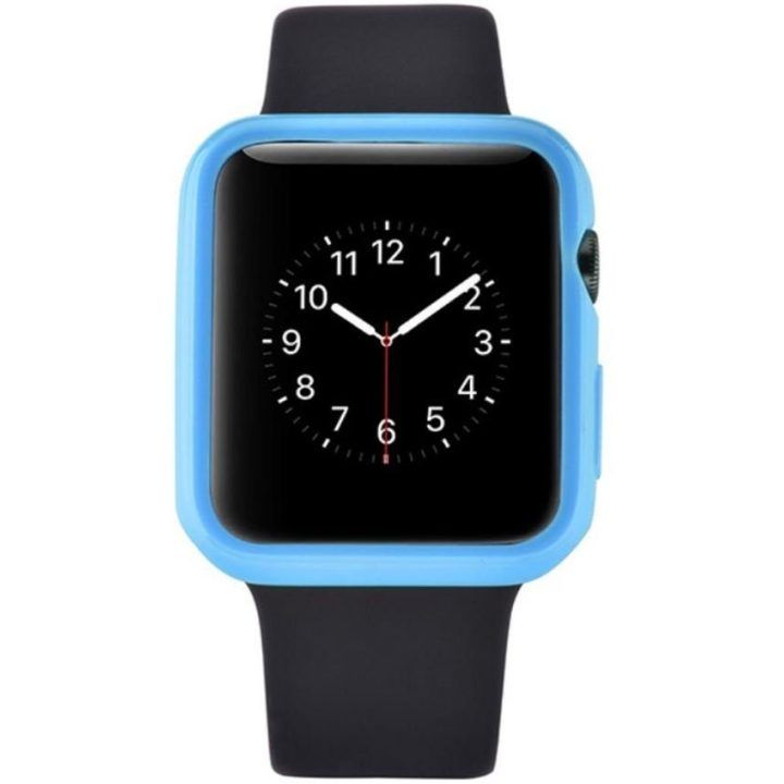 Mėlynas apsauginis dėklas Apple Watch 38 mm laikrodžiui