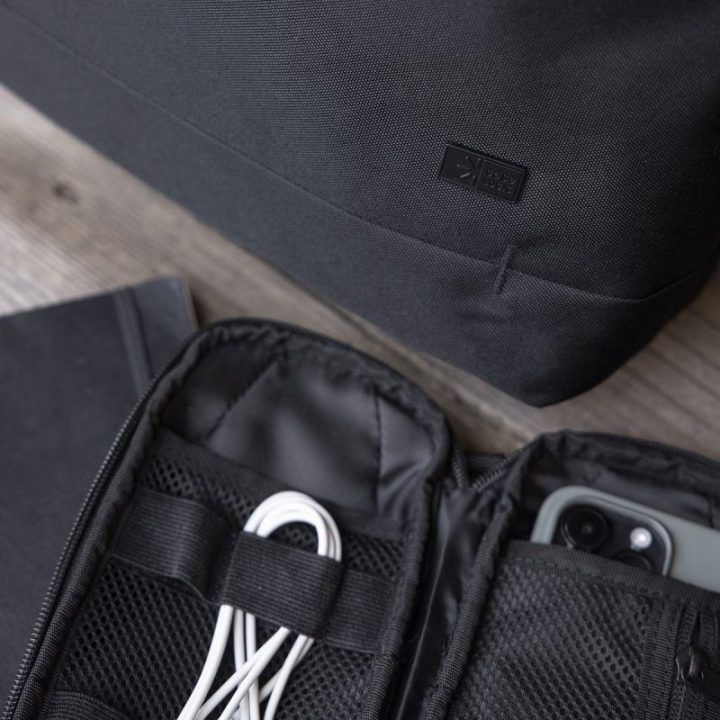 Case Logic Invigo Eco mini aksesuarų dėklas, juodas