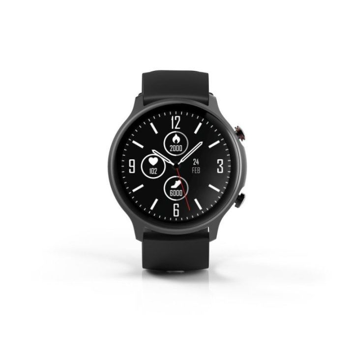 Išmanusis laikrodis Hama Fit Watch 6910, juodas / tamsiai pilkas