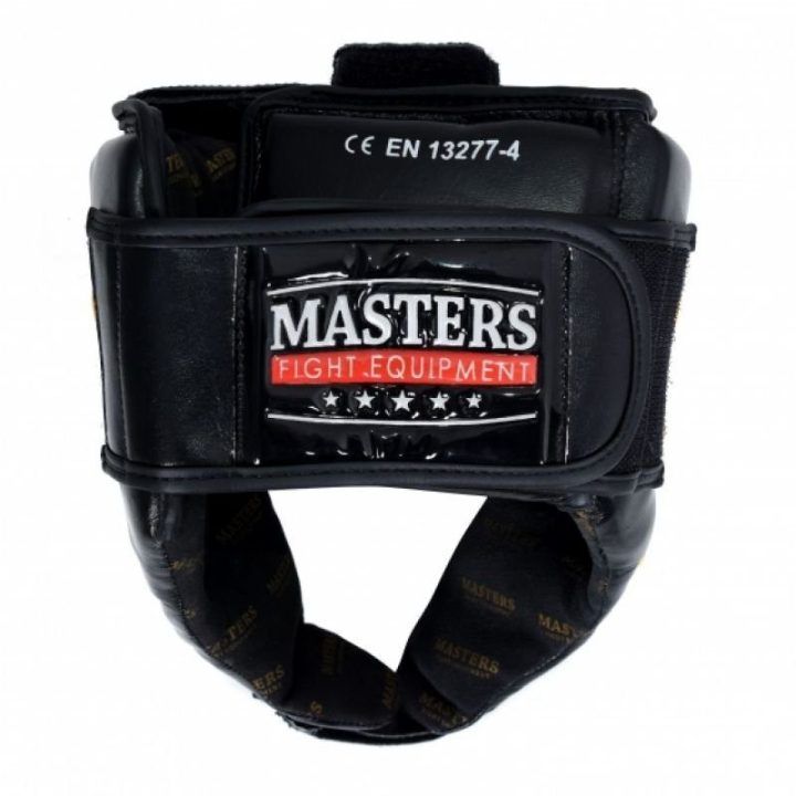 Boksininko šalmas Masters Kt-Professional M, juodas ir auksinis