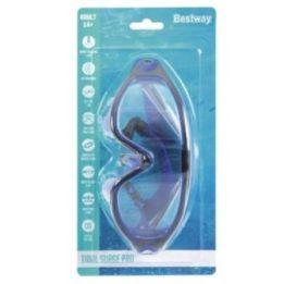 Bestway 21194 reguliuojami plaukimo akiniai juodos ir mėlynos spalvos