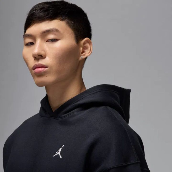Vyriškas džemperis su gobtuvu Air Jordan Brooklyn Oversize, juodas