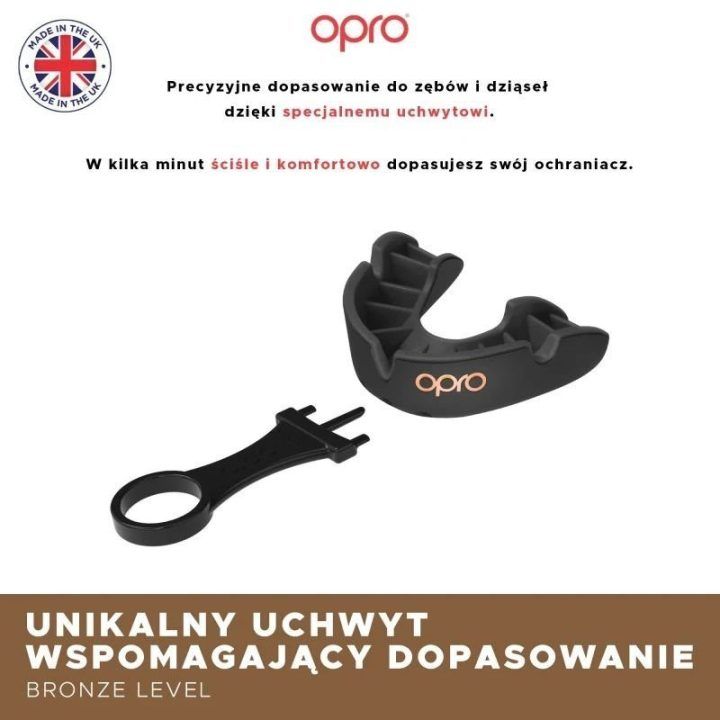 Dantų kapa Opro UFC Bronze GEN2, juoda