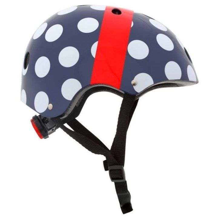 Vaikiškas dviratininko šalmas Polka Dot, 53–58 cm