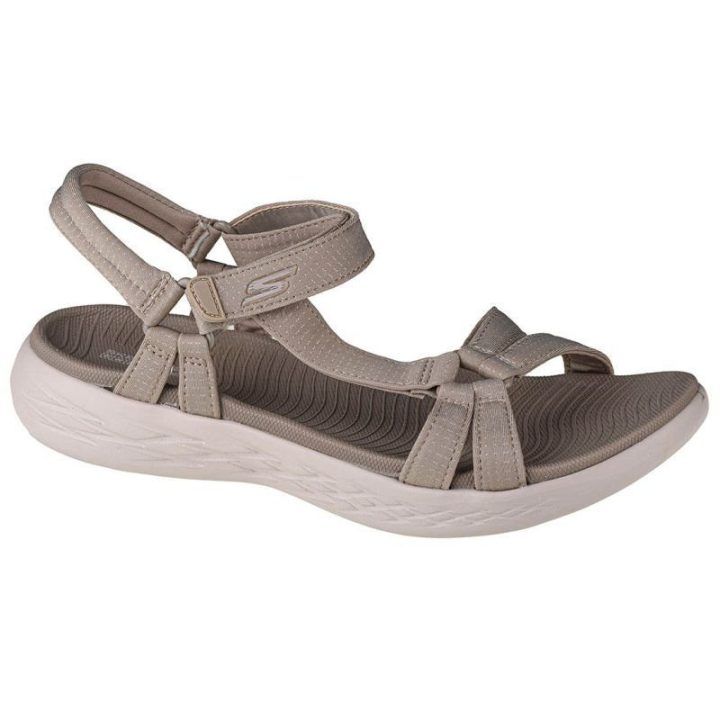 Moteriškos basutės Skechers On The Go 600 Brilliancy, smėlio spalvos
