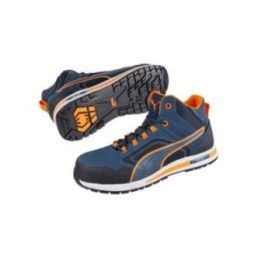 Vyriški batai Puma Crosstwist Mid, mėlyni su oranžinėmis detalėmis