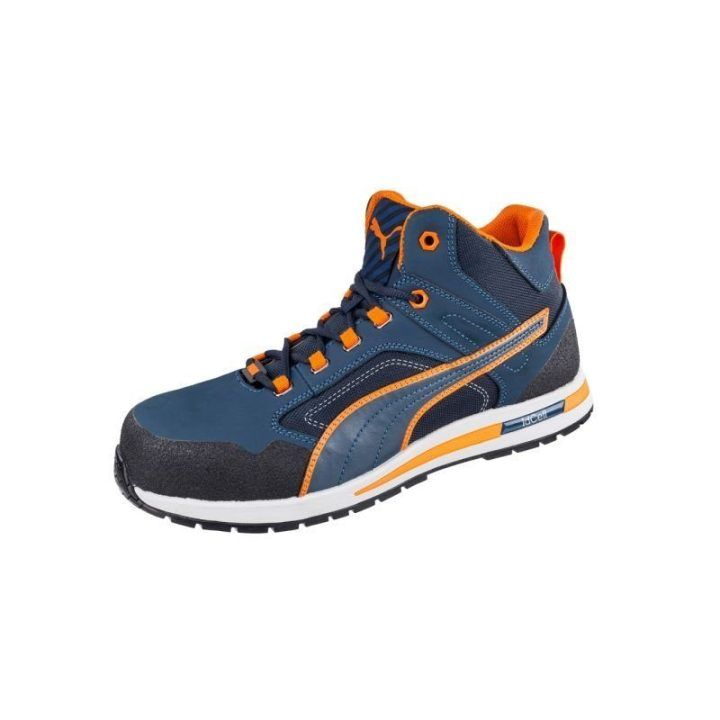Vyriški batai Puma Crosstwist Mid, mėlyni su oranžinėmis detalėmis