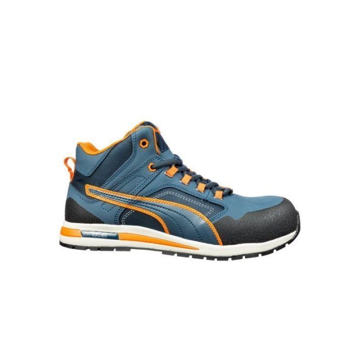 Vyriški batai Puma Crosstwist Mid, mėlyni su oranžinėmis detalėmis
