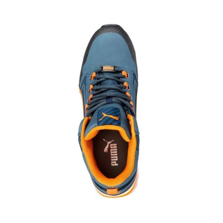 Vyriški batai Puma Crosstwist Mid, mėlyni su oranžinėmis detalėmis