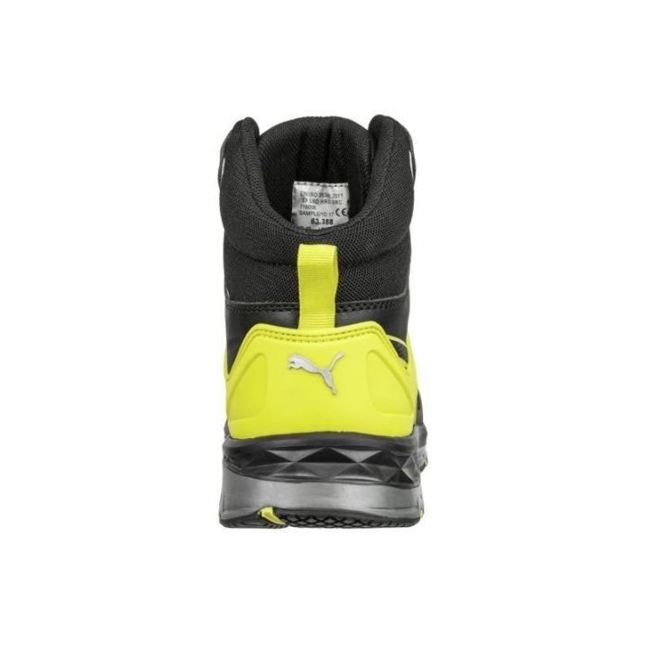 Apsauginiai batai Puma Velocity 2.0, juodi ir geltoni