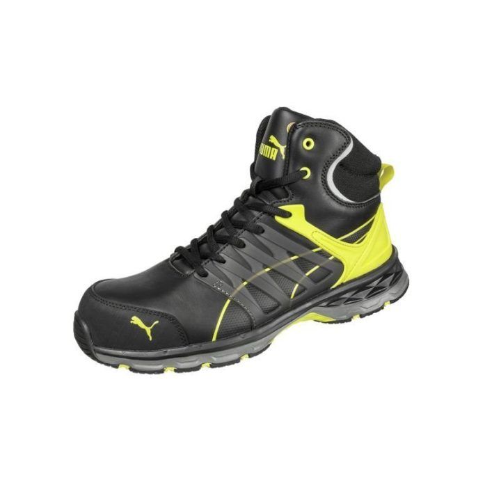 Apsauginiai batai Puma Velocity 2.0, juodi ir geltoni