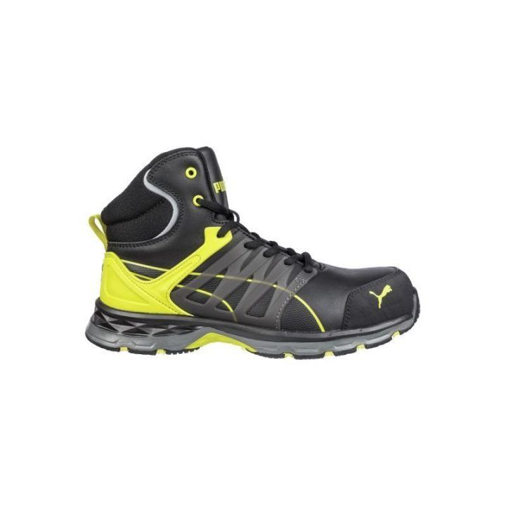 Apsauginiai batai Puma Velocity 2.0, juodi ir geltoni