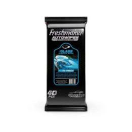 Automobilio stiklo valymo drėgnos servetėlės Freshmaker, 40 vnt