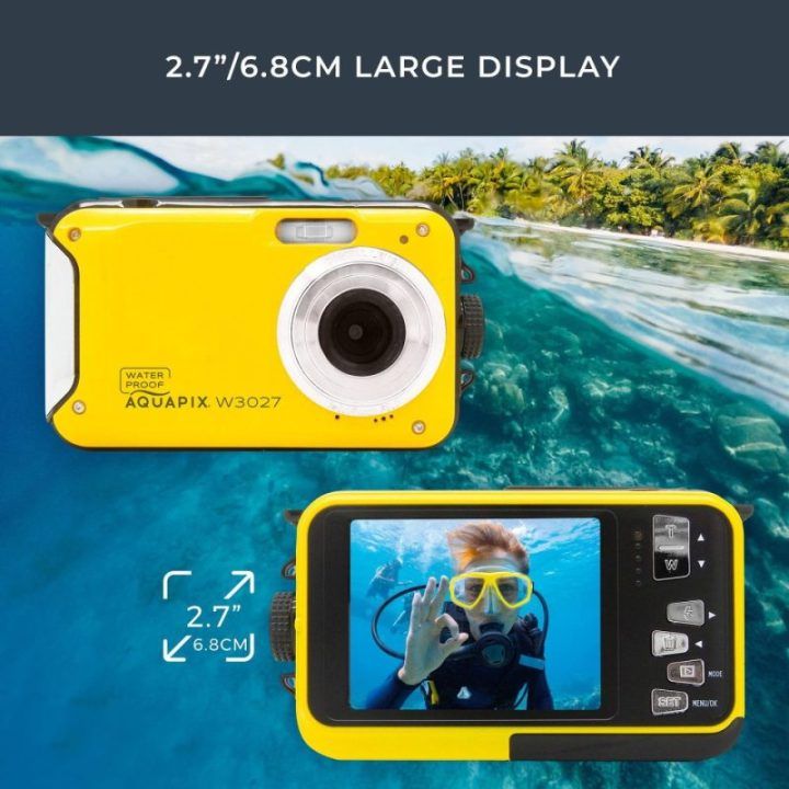 Easypix Aquapix W3027 Wave geltona veiksmo kamera
