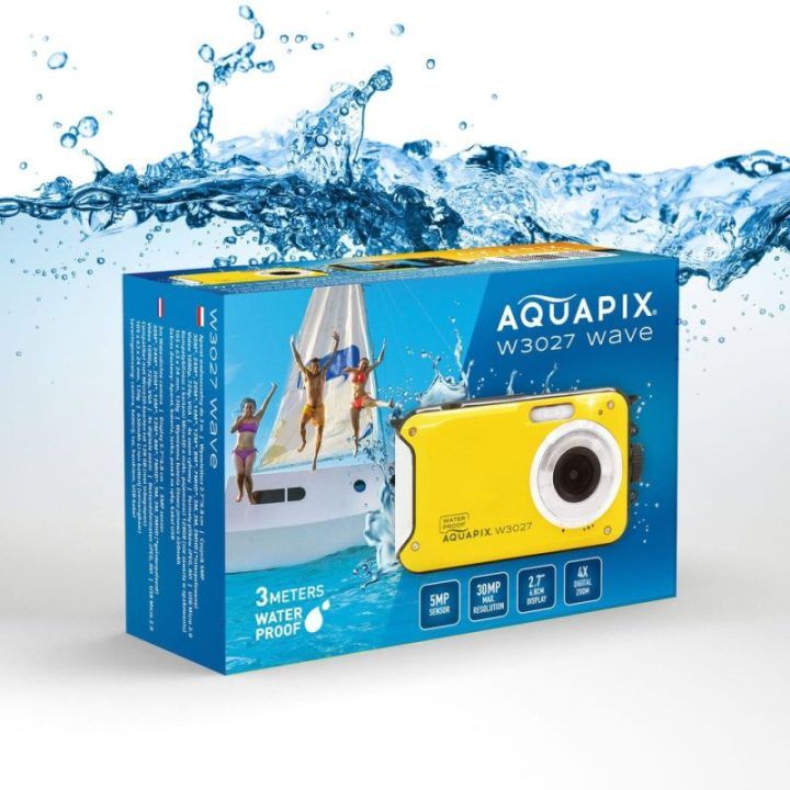 Easypix Aquapix W3027 Wave geltona veiksmo kamera