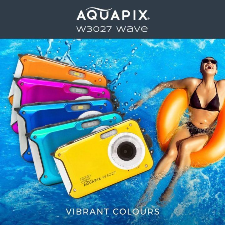 Easypix Aquapix W3027 vandeniui atspari kamera, IceBlue
