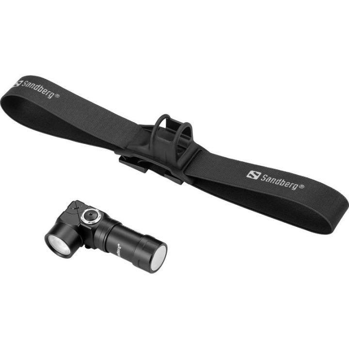 Sandberg Headlamp 500 Duo priekinis ir rankinis žibintuvėlis