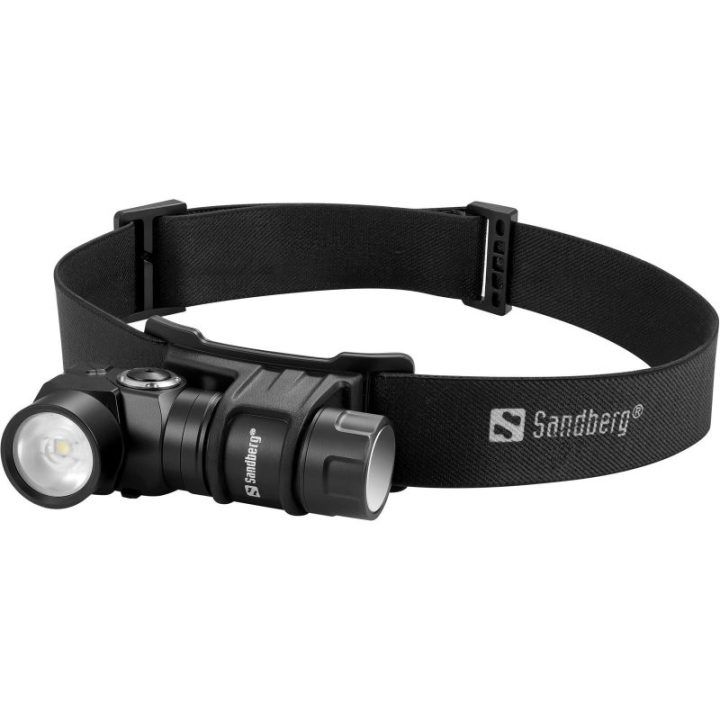 Sandberg Headlamp 500 Duo priekinis ir rankinis žibintuvėlis