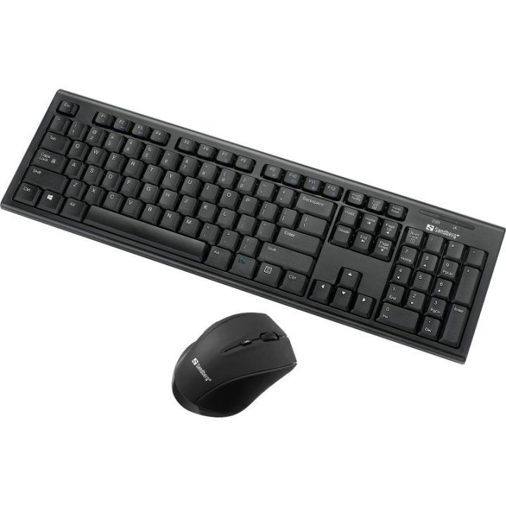 Sandberg Wireless Office DesktopSet INT belaidis klaviatūros ir pelės rinkinys