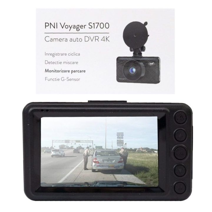 PNI Voyager S1700 4K UHD automobilinis vaizdo registratorius