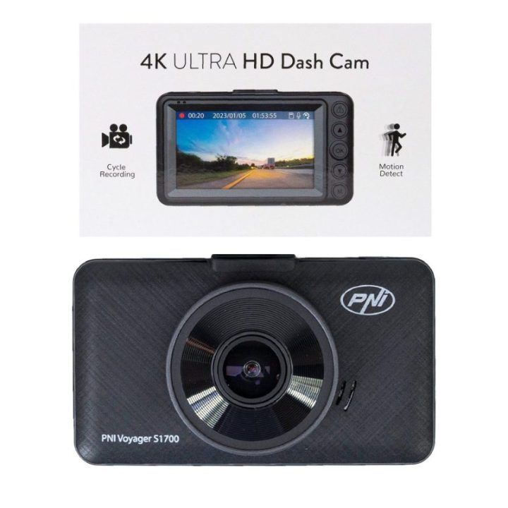 PNI Voyager S1700 4K UHD automobilinis vaizdo registratorius