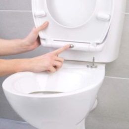 Beldray anti-bakterinė greitai nuimama klozeto dangtis, balta