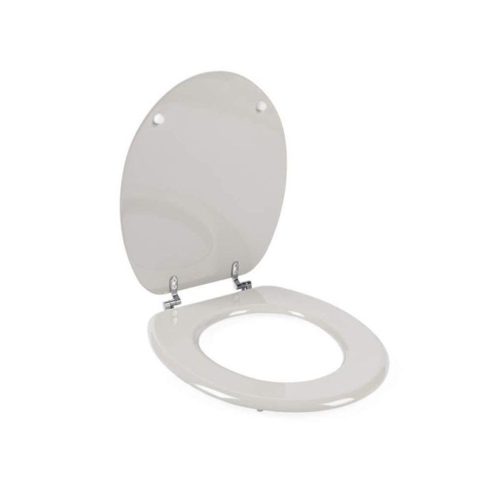 Beldray LA032355PGRY medinė klozeto sėdynė, balta