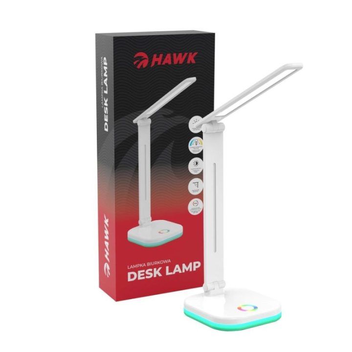 Hawk HWDL001WH LED stalinė lempa, balta