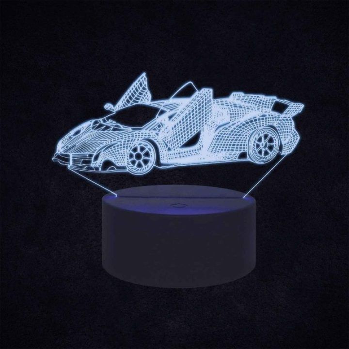 Manta SNL64RGB LED šviestuvas su 3D automobilio iliuzija, RGB