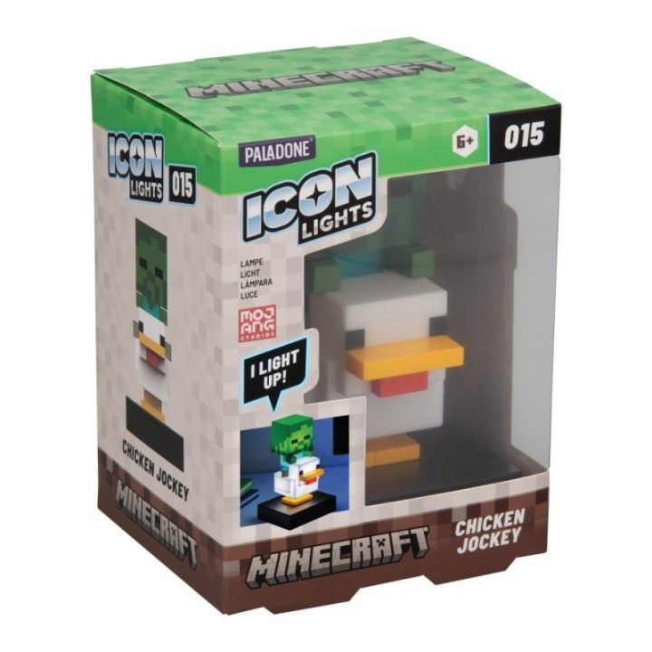 Paladone Minecraft Chicken Jockey Icon Light