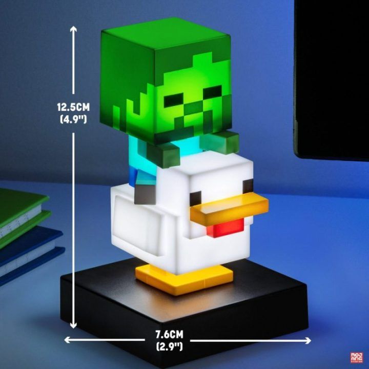 Paladone Minecraft Chicken Jockey Icon Light